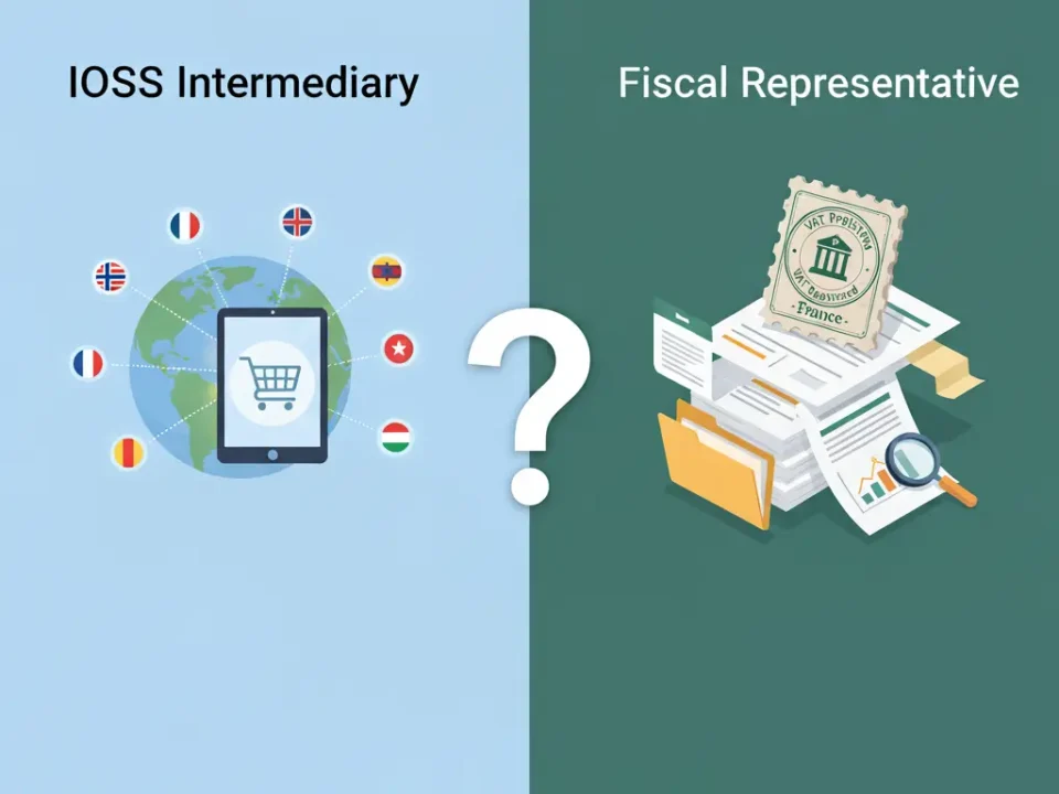 IOSS Intermediary vs. Fiscal Representative - what's the difference